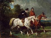 Alfred Dedreux Ride Sweden oil painting artist